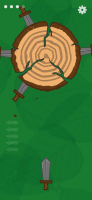 mobile game in progress, level almost beaten